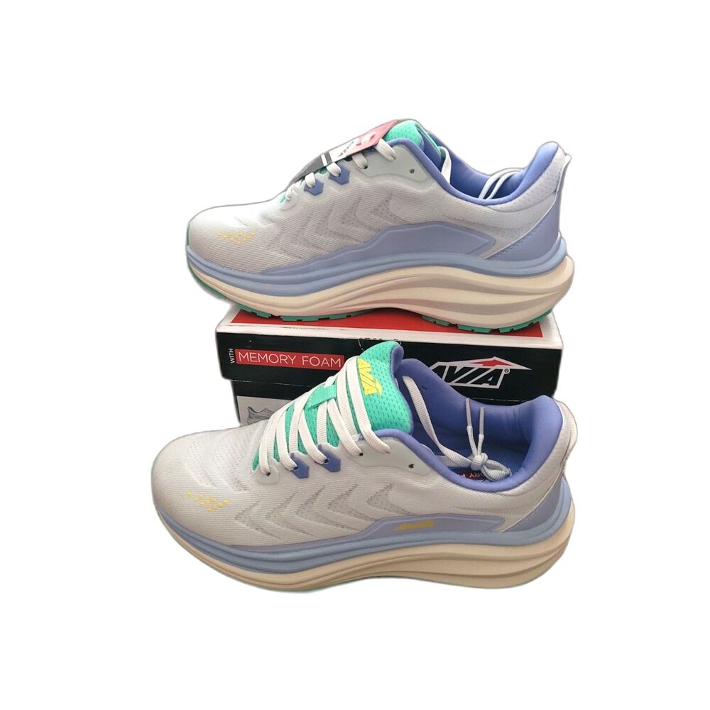 Avia Avi-Move Women's Running Shoes Wide Width Light Blue Size 7 Memory Foam